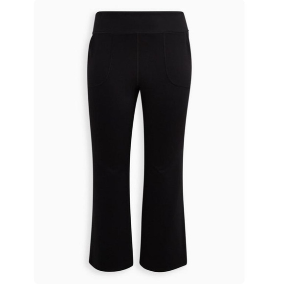 TORRID NWT Full Length Active Flare Pant - Performance Core Black - Picture 6 of 7